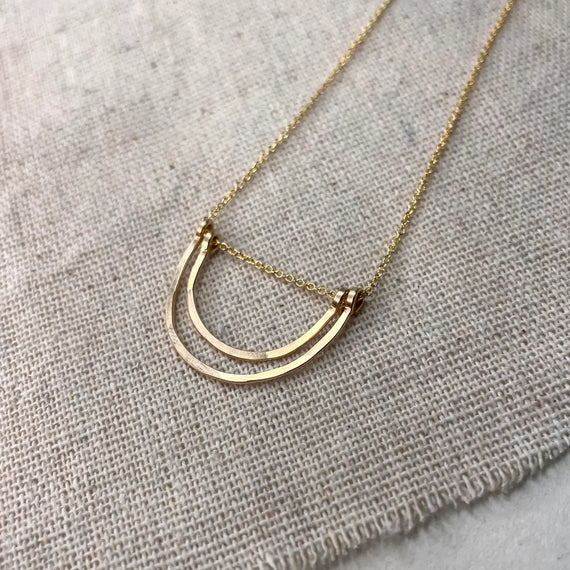 Double Arc Necklace