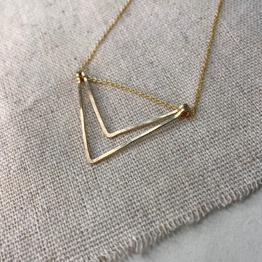 Double Chevron Necklace
