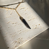 Stone Lariat Necklace