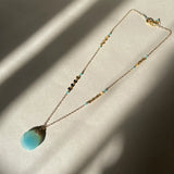 Sequin Chain Drop Necklace