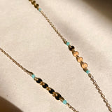 Sequin Chain Drop Necklace