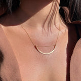 Sliding Arc Necklace