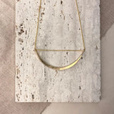 Sliding Arc Necklace